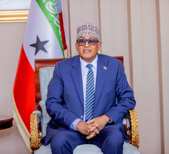 Cirro Somaliland president, Abdirahman Mohamed Abdilahe