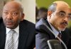 Former Ethiopian President Recalled Debate Over Muslim Leadership in Ethiopia Former Ethiopian President Negasso Gidada and former Ethiopian Prime Minister Meles Zenawi pictured in separate formal settings, with Gidada on the left and Zenawi on the right.