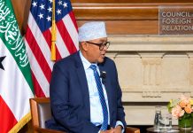 Somaliland President Faces Tough Questions on Taiwan, Israel, China and U.S. Security Ties Somaliland President Abdirahman Mohamed Abdullahi Irro speaking at the Council on Foreign Relations in New York